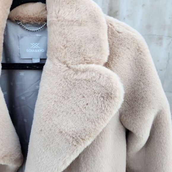 Soia&kyo xtra soft teddy faux fur coat - Picture 7 of 15